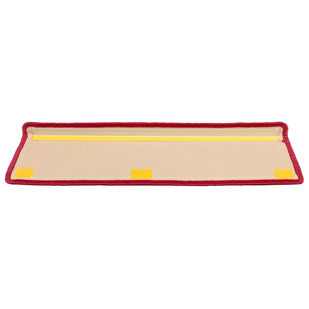 Tapis de marche auto-adhésifs 5 pcs 65x21x4 cm Rouge