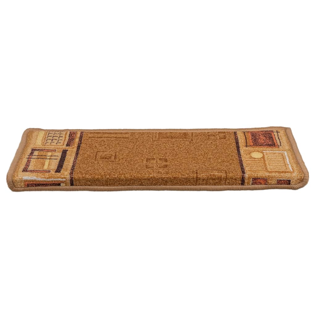 Stair Mats Self-Adhesive 5 pcs. 65x21x4 cm Beige