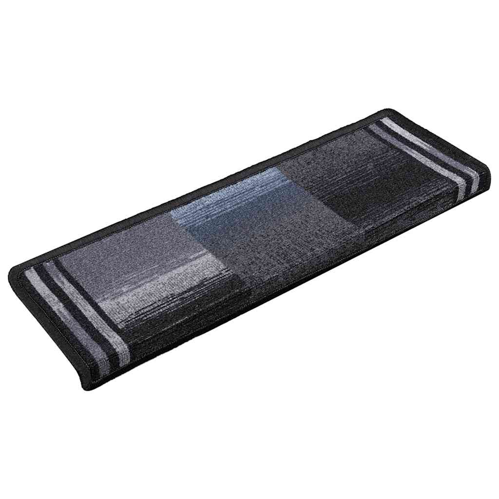 Tapis de marche auto-adhésifs 5 pcs 65x21x4 cm Noir Gris