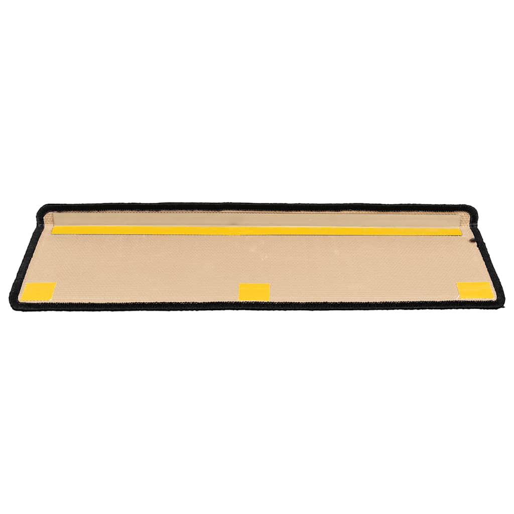 Tapis de marche auto-adhésifs 5 pcs 65x21x4 cm Noir Gris