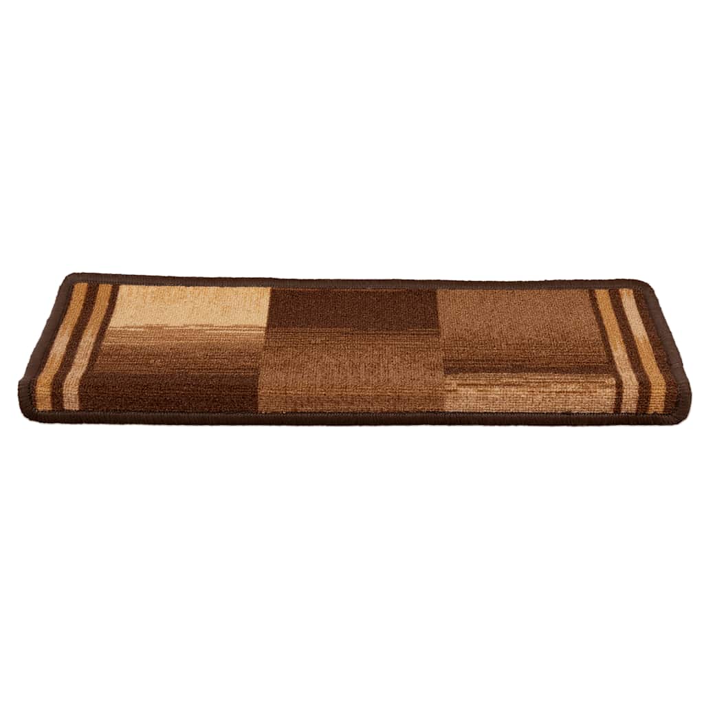 Stair Mats Self-Adhesive 5 pcs. 65x21x4 cm Brown