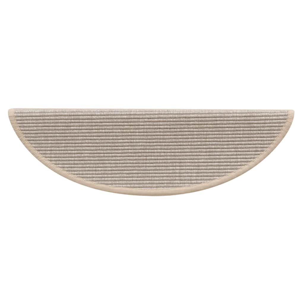 Stufenmatten 15 Stk. 56x17x3 cm Silber Halbrund