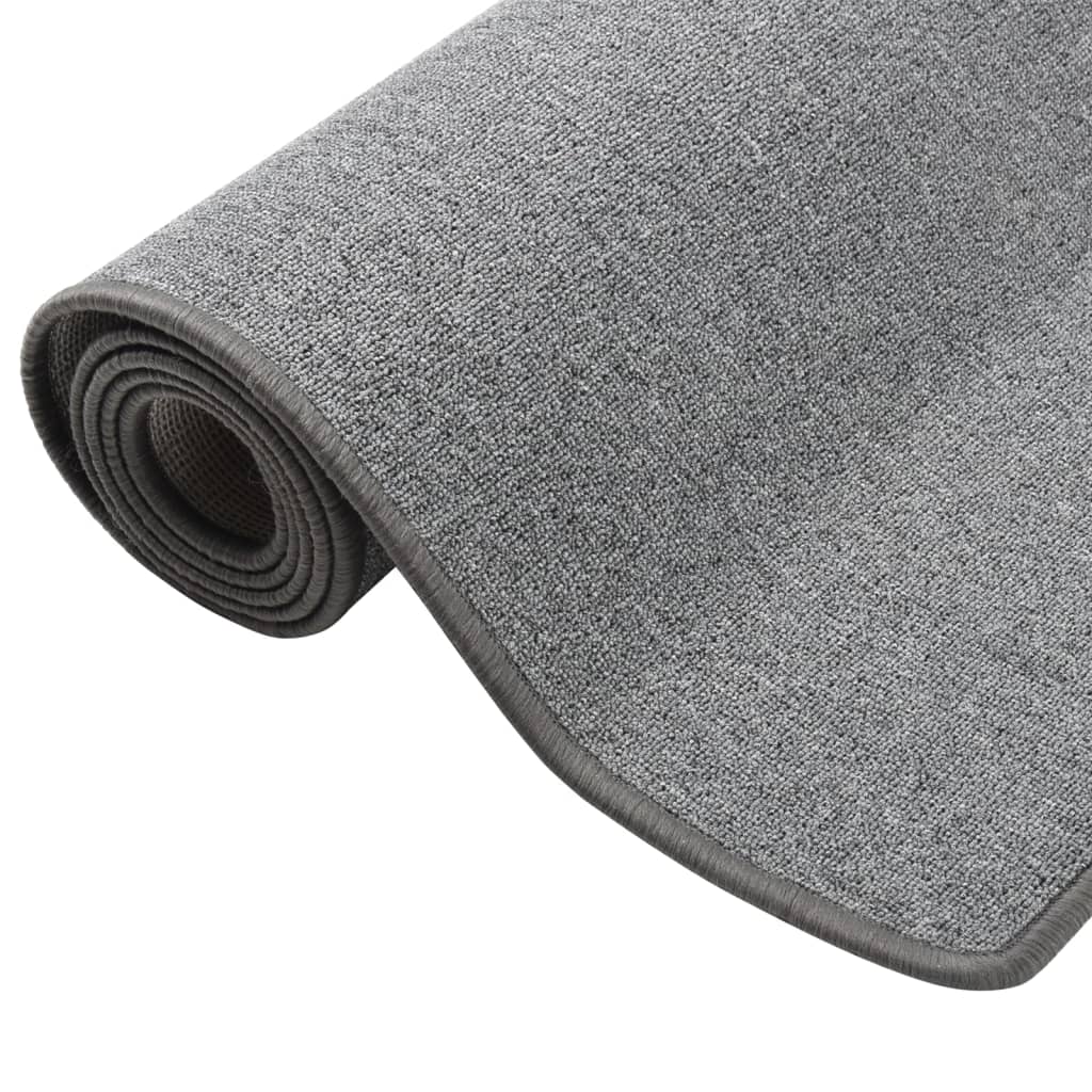 Runner Rug Dark Grey 80x200 cm