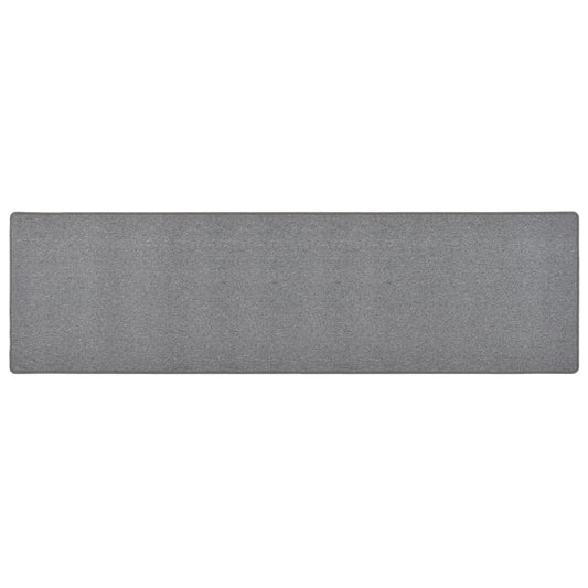Runner Rug Dark Grey 80x300 cm