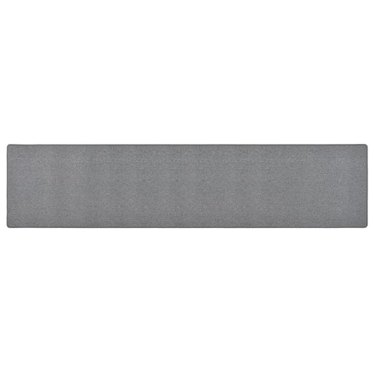 Runner Rug Dark Grey 80x400 cm