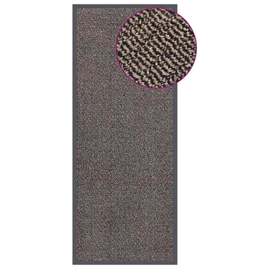 Paillasson tufté 60x150 cm Marron foncé