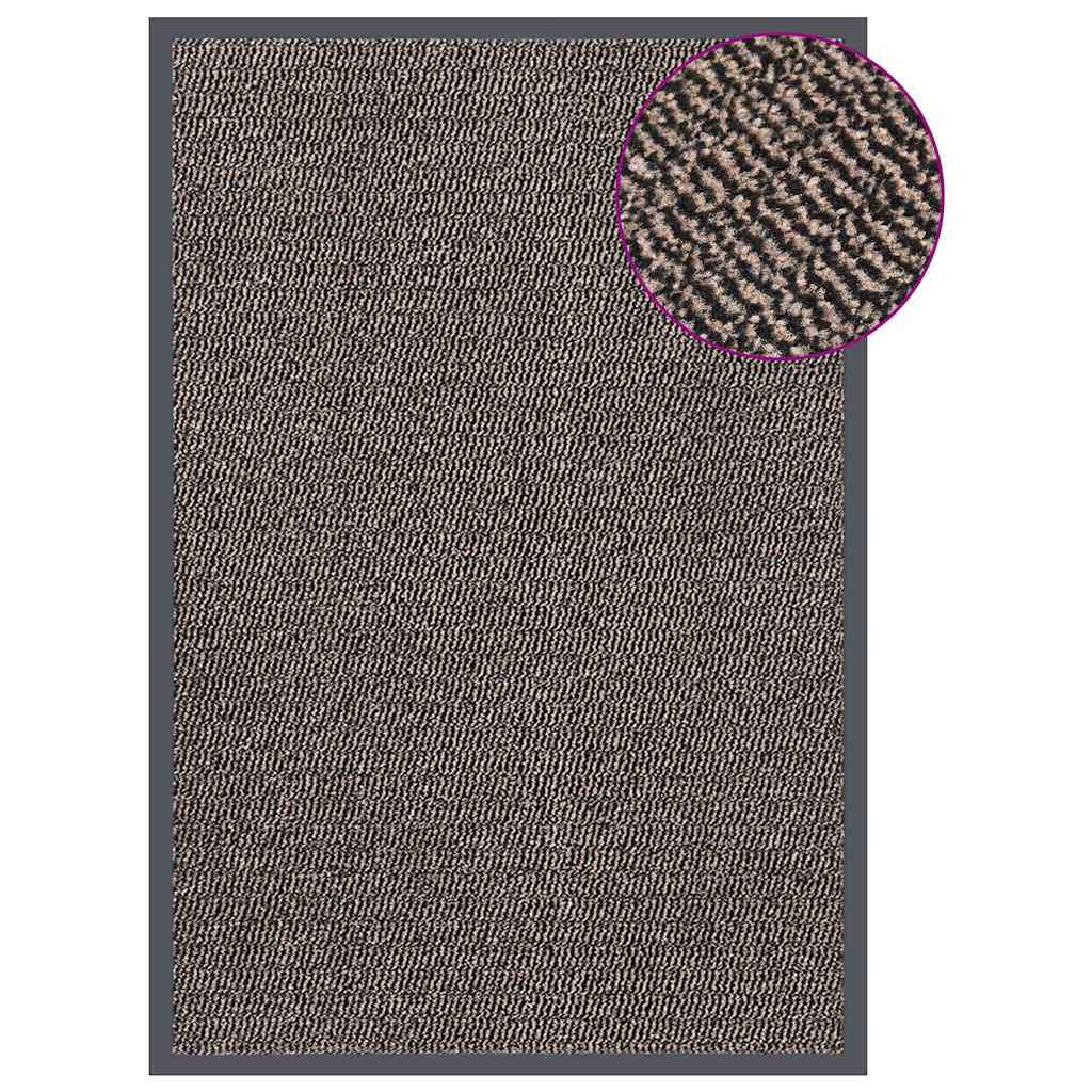 Tufted doormat 80x120 cm Dark Brown