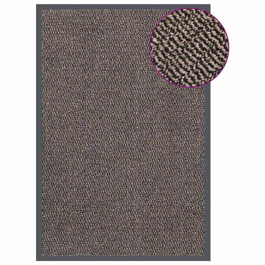 Paillasson tufté 80x120 cm Marron foncé