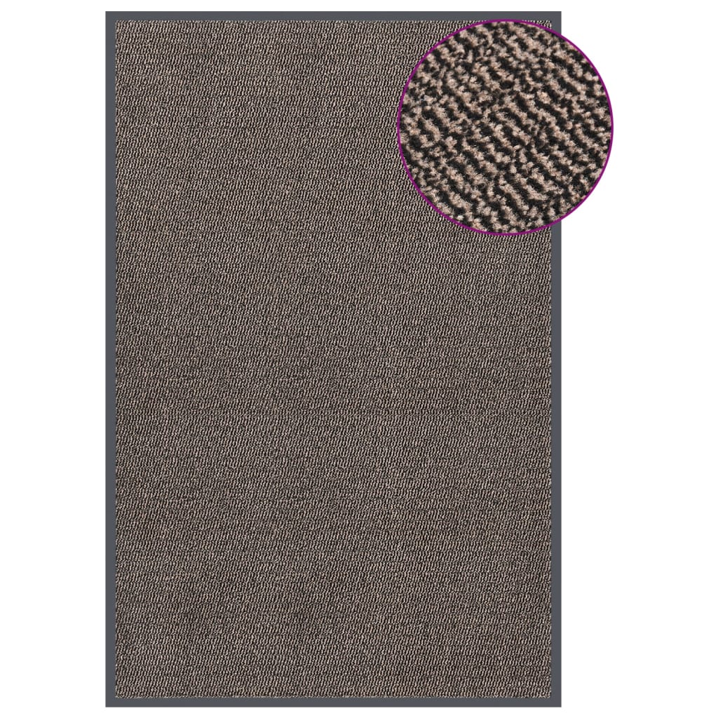 Tufted Doormat 120x180 cm Dark Brown