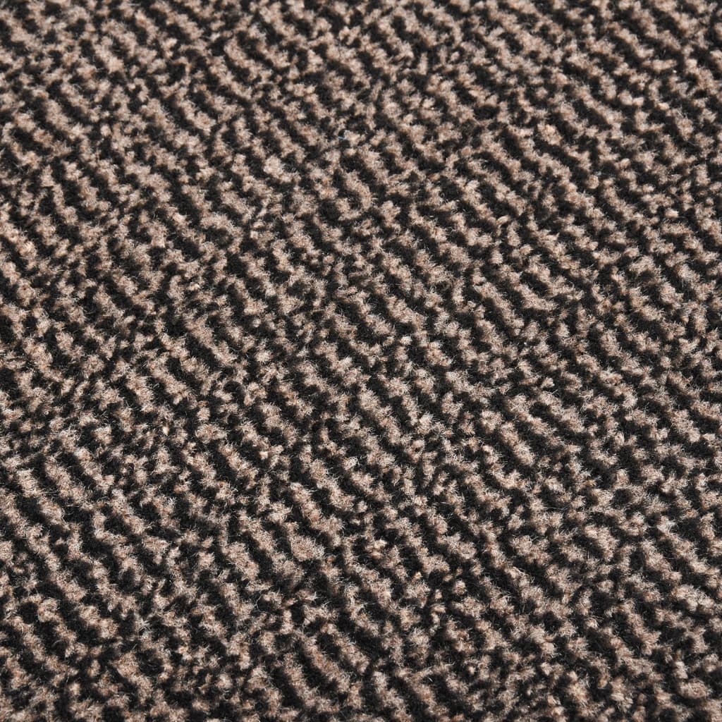 Tufted Doormat 120x180 cm Dark Brown