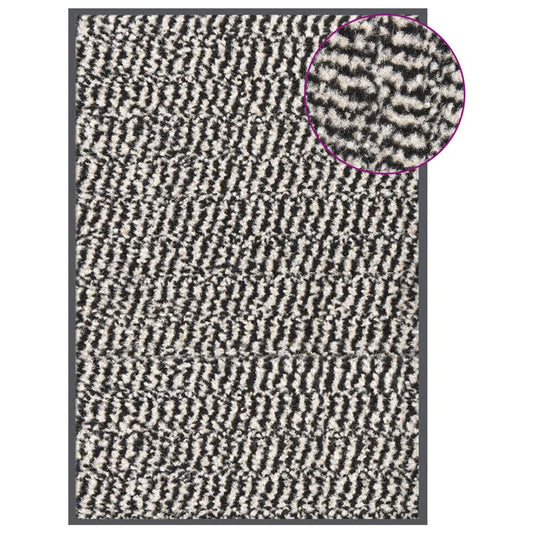 Paillasson tufté 40x60 cm Marron clair