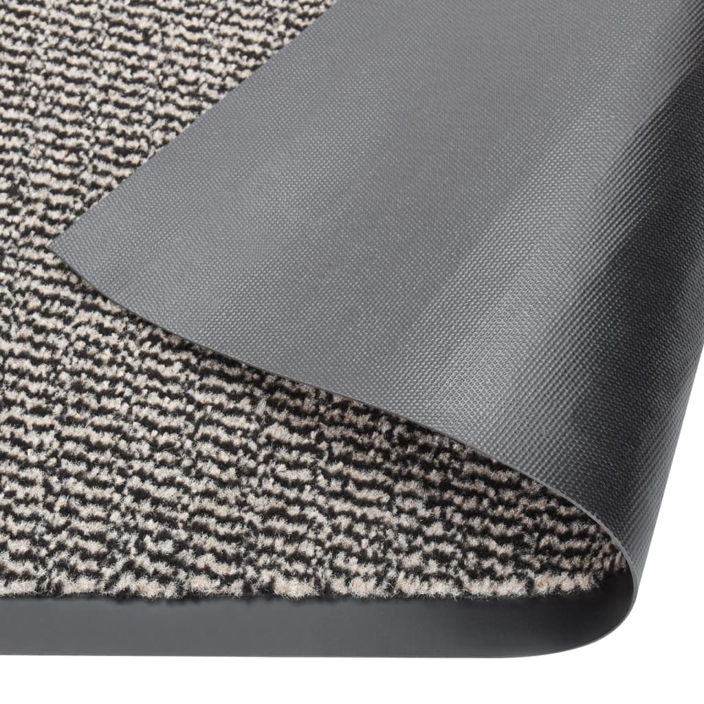Paillasson tufté 60x150 cm Marron clair