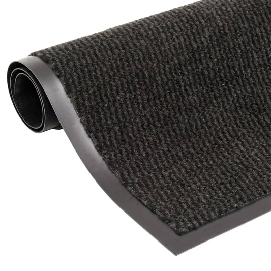 Tufted doormat 60x150 cm Black