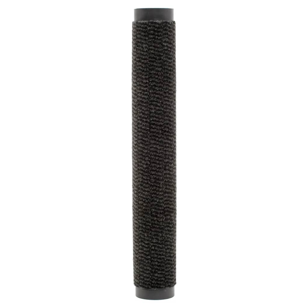 Tufted doormat 60x150 cm Black