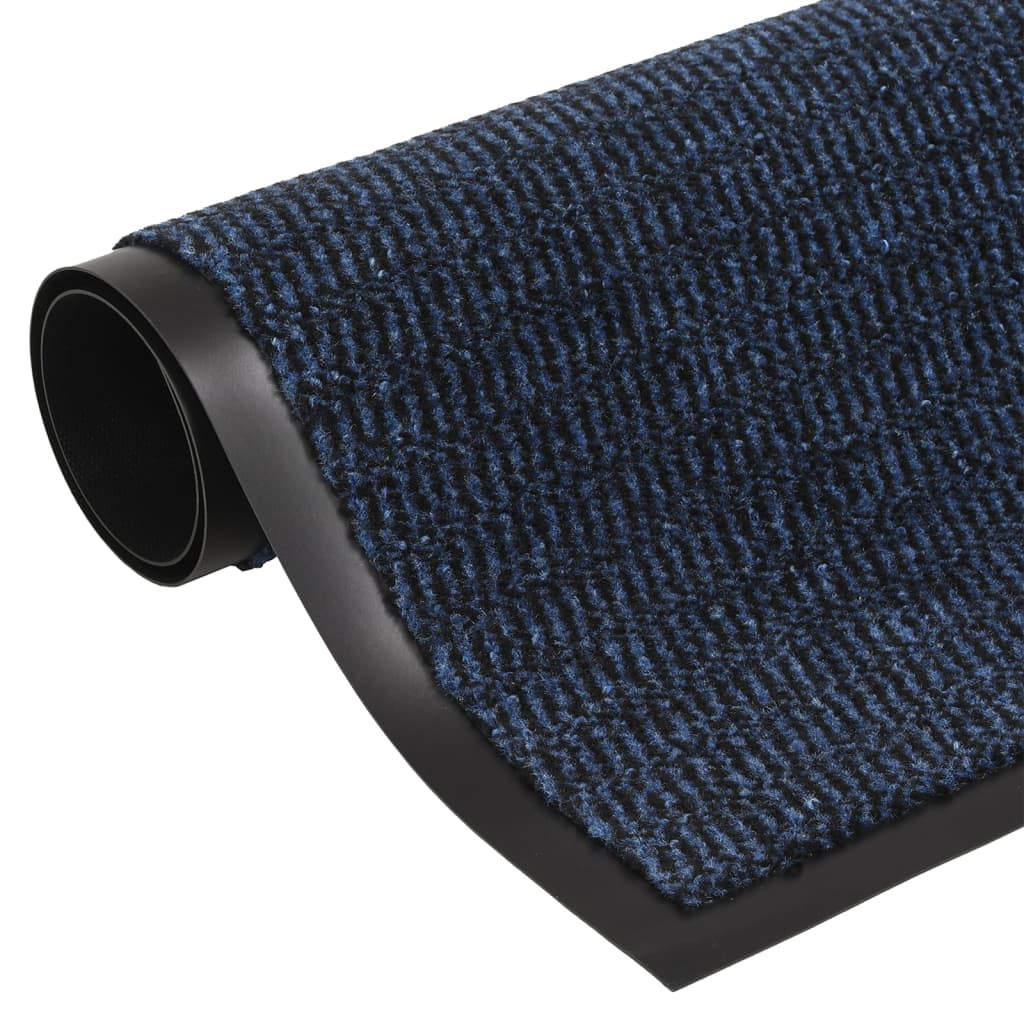 Paillasson tufté 60x180 cm Bleu
