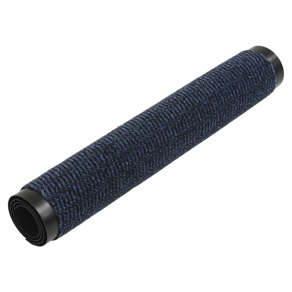 Paillasson tufté 60x180 cm Bleu