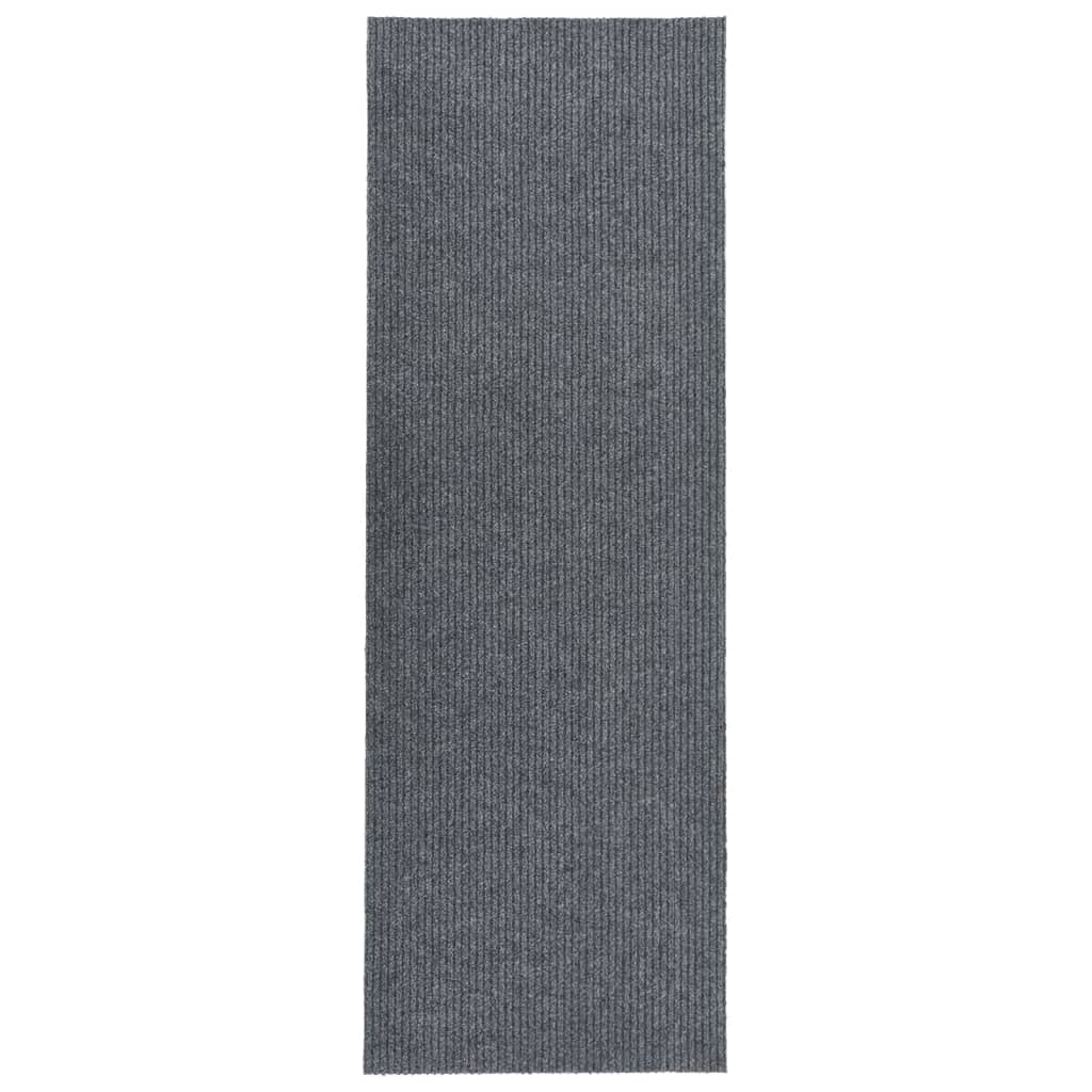 Tapis anti-salissures gris 100x350 cm