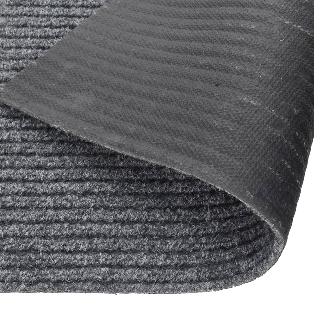 Tapis anti-salissures gris 100x350 cm