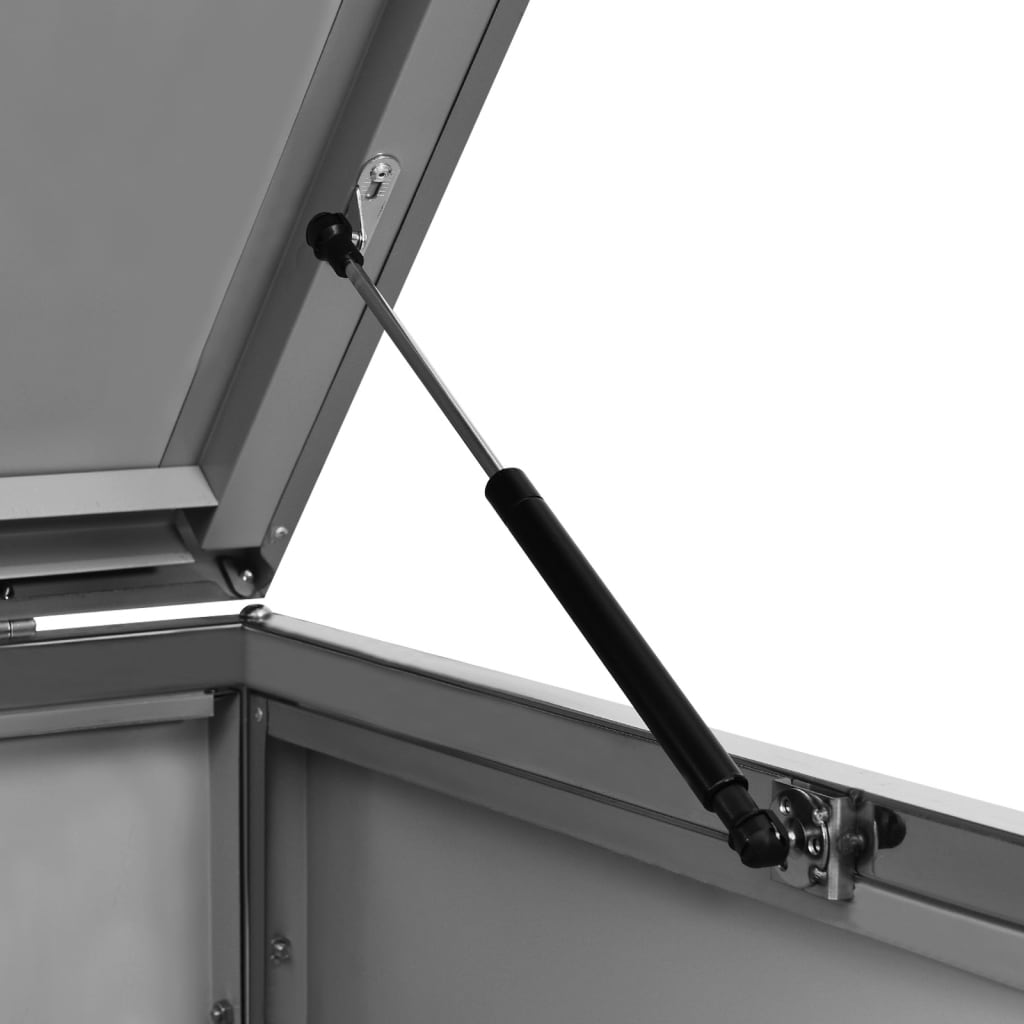 Waste bin storage unit for 1 bin 69x77.5x112.5 cm stainless steel