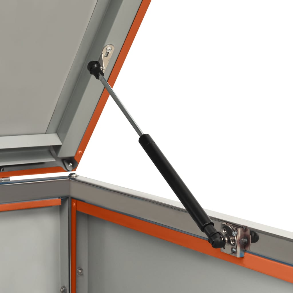 Waste Bin Enclosure for 2 Bins 138x77.5x112.5 cm Stainless Steel
