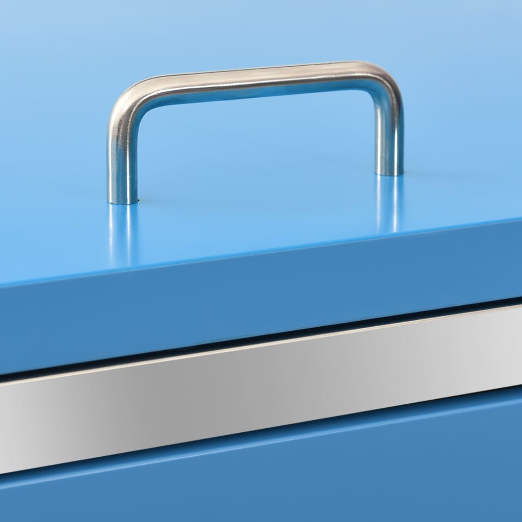 Garbage Can Enclosure for 3 Bins 207x77.5x112.5 cm Stainless Steel