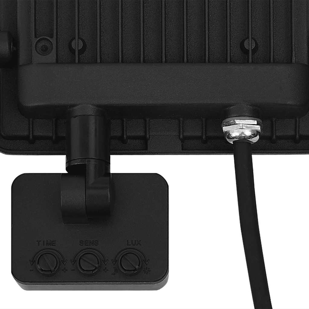 LED Floodlight with Sensor 30 W Warm White