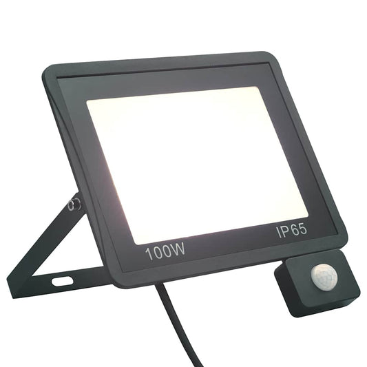 LED-Fluter mit Sensor 100 W Kaltweiß