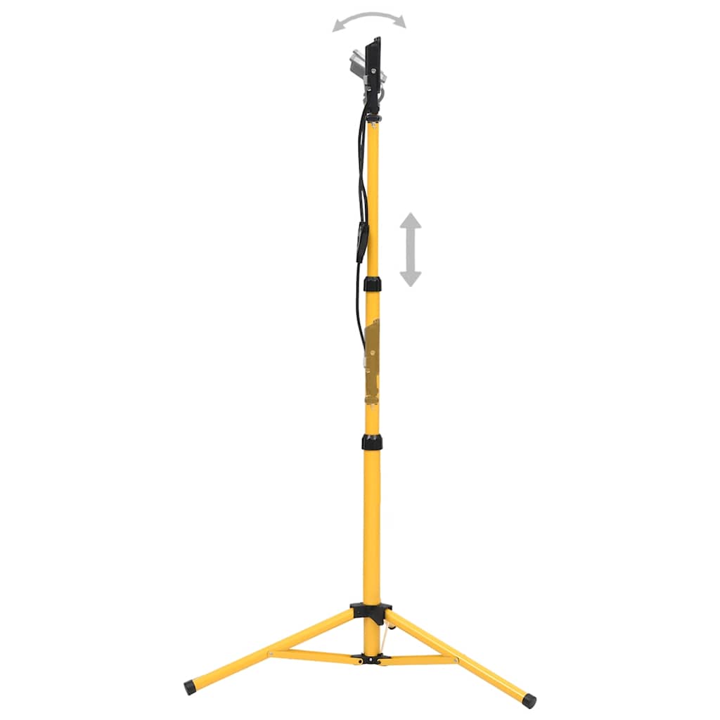 LED Floodlight with Tripod 2x30 W Warm White