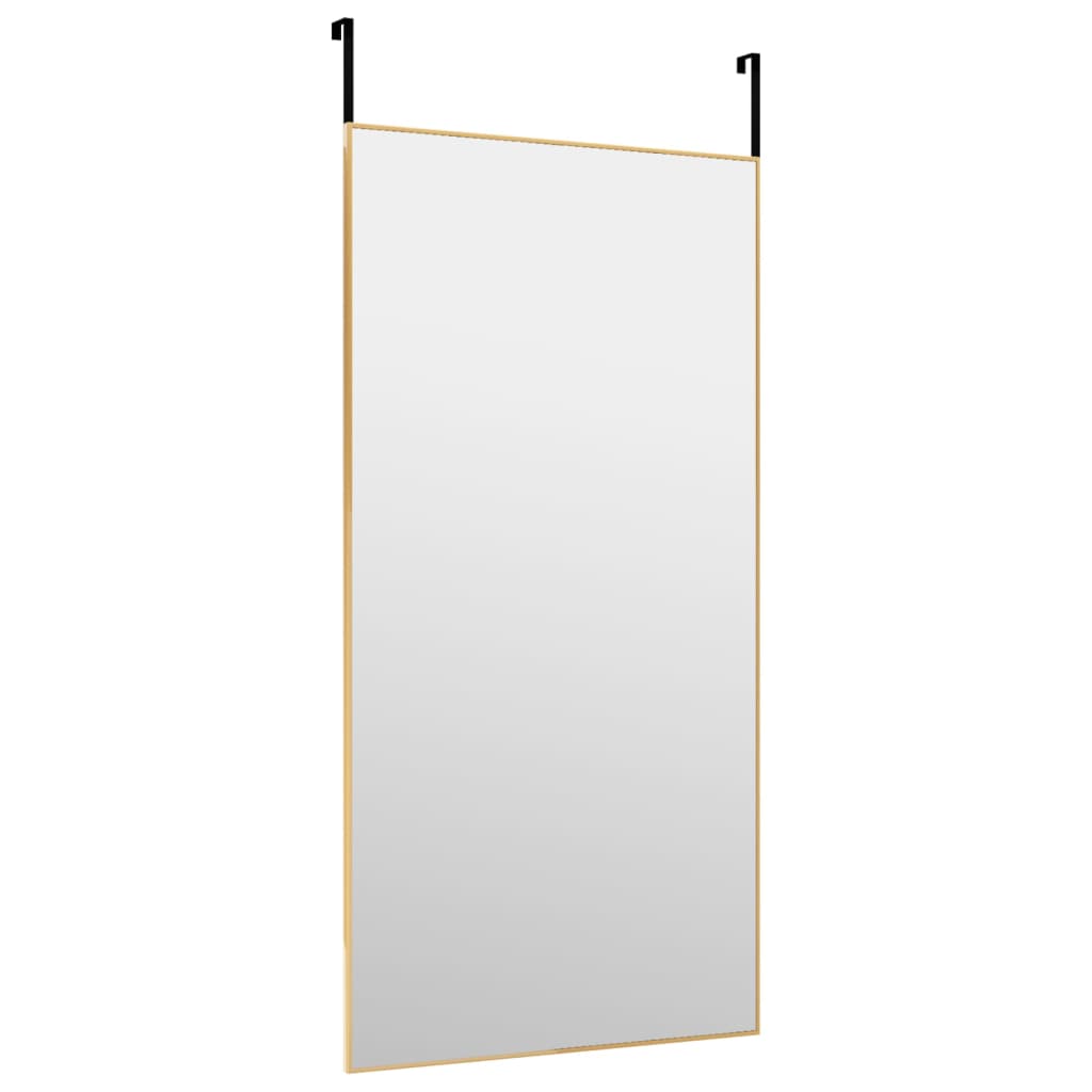 Türspiegel Golden 50x100 cm Glas und Aluminium
