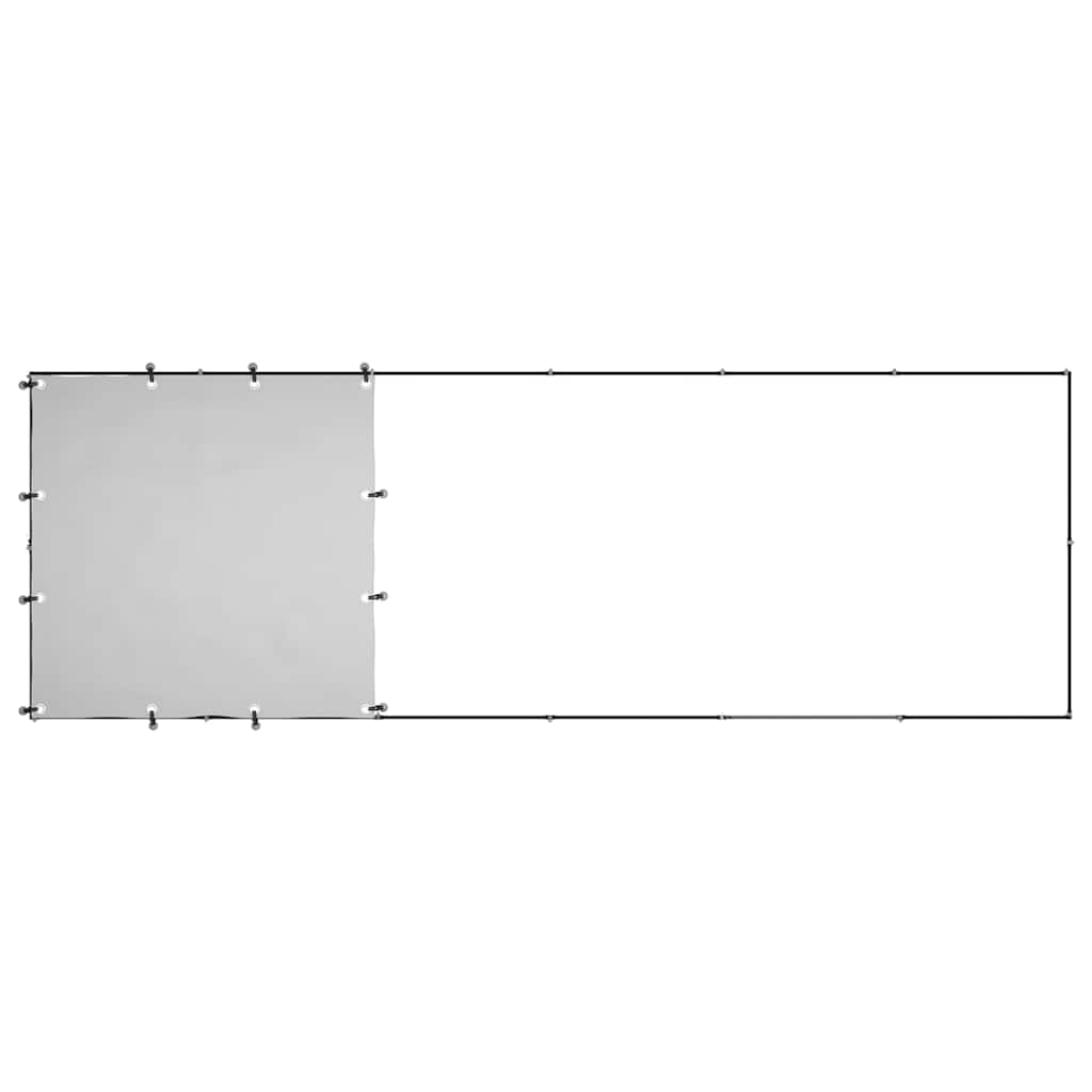 Hundezwinger Schwarz 330x110x110 cm Stahl