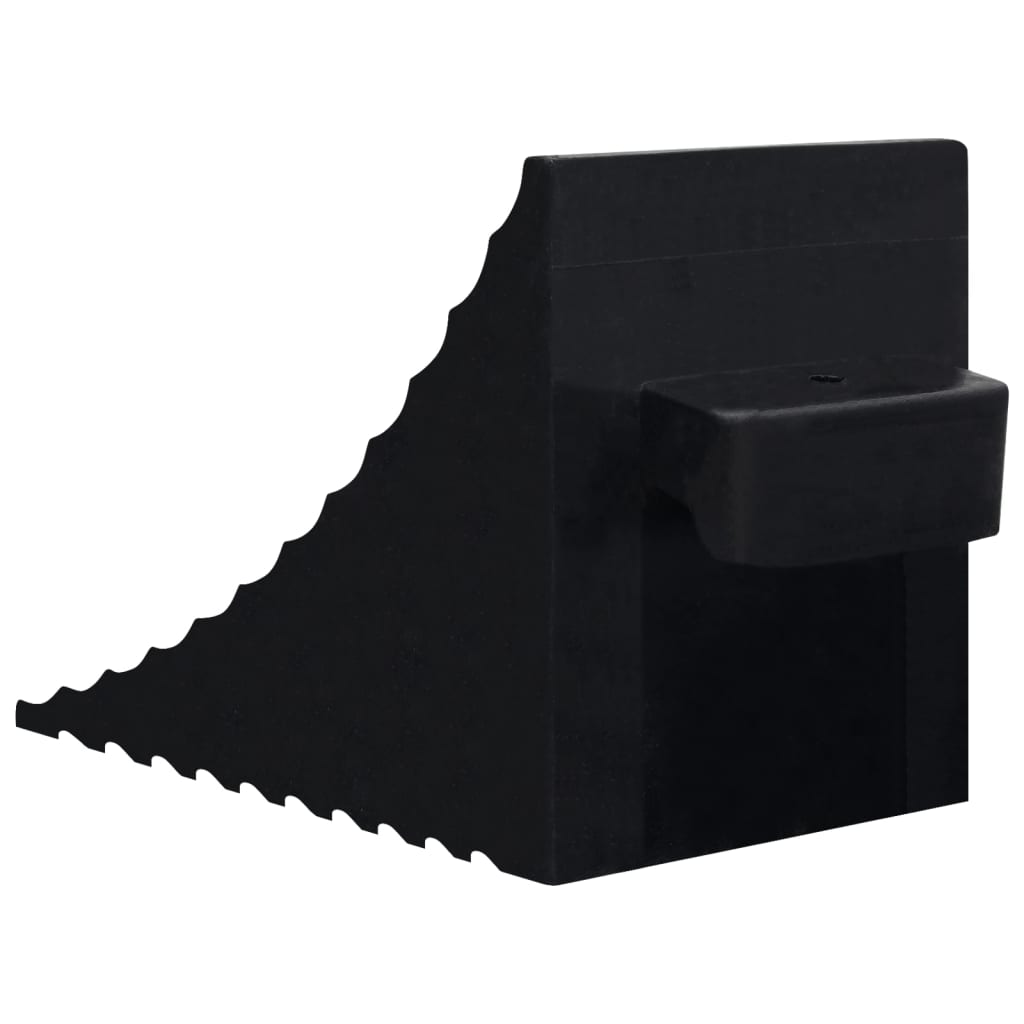Wheel Chocks 2 pcs. 29x16x19 cm Rubber