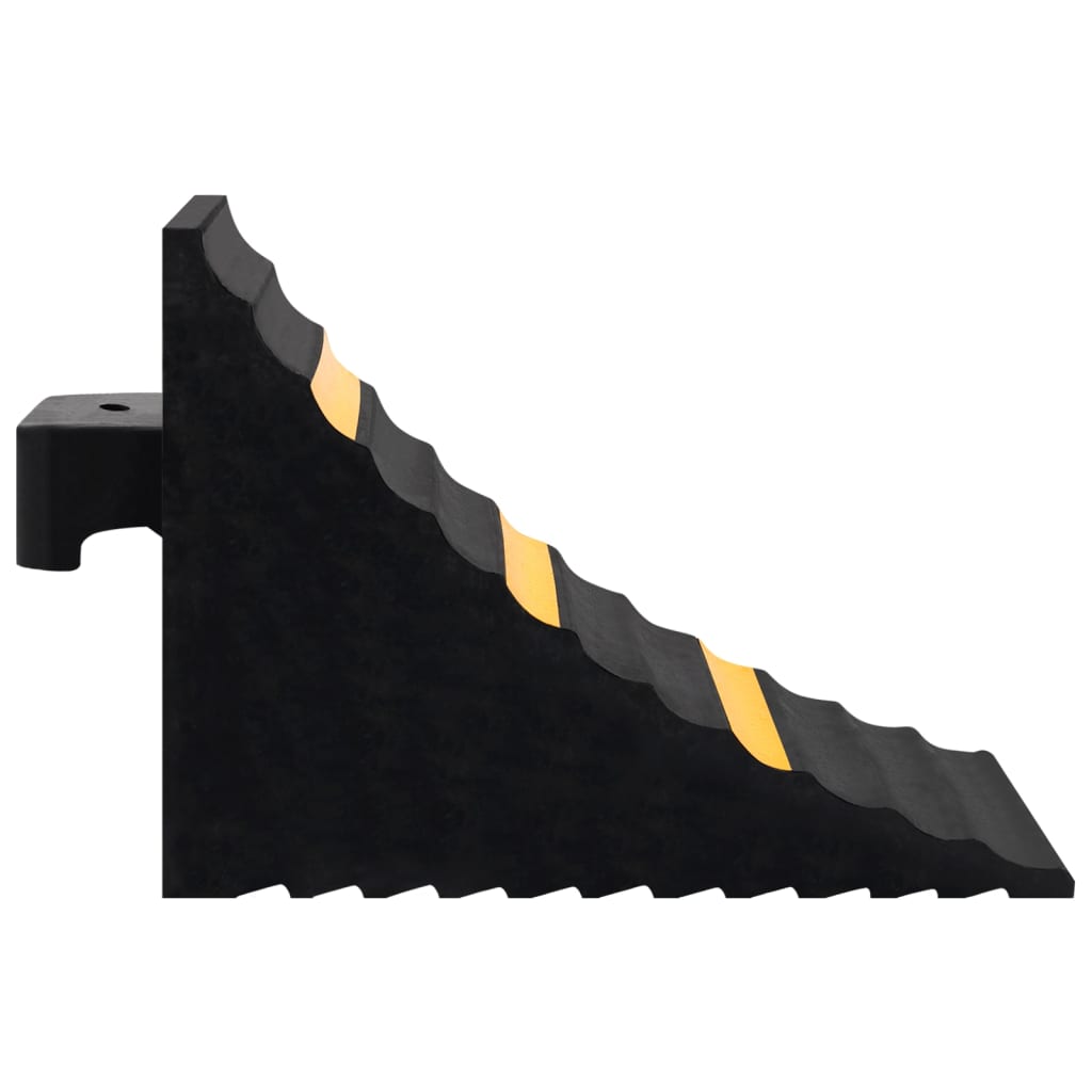 Wheel Chocks 2 pcs. 29x16x19 cm Rubber