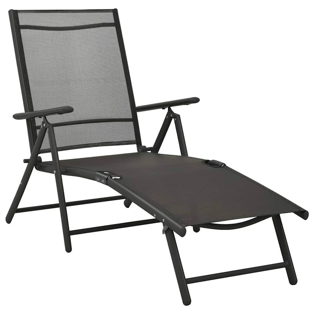 9-tlg. Garten-Lounge-Set Schwarz und Anthrazit