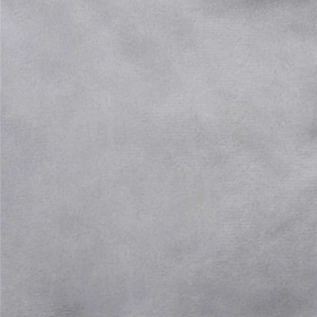 Hundebett Schwarz-Grau 79x70x19 cm Plüsch und Kunstleder