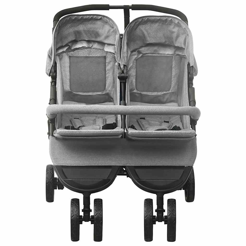 Tandem Stroller Light Grey Steel