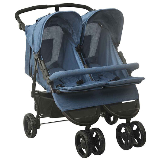 Twin Stroller Navy Steel
