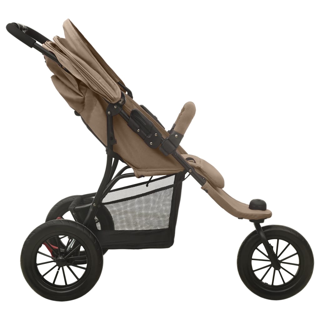 Poussette Taupe Acier