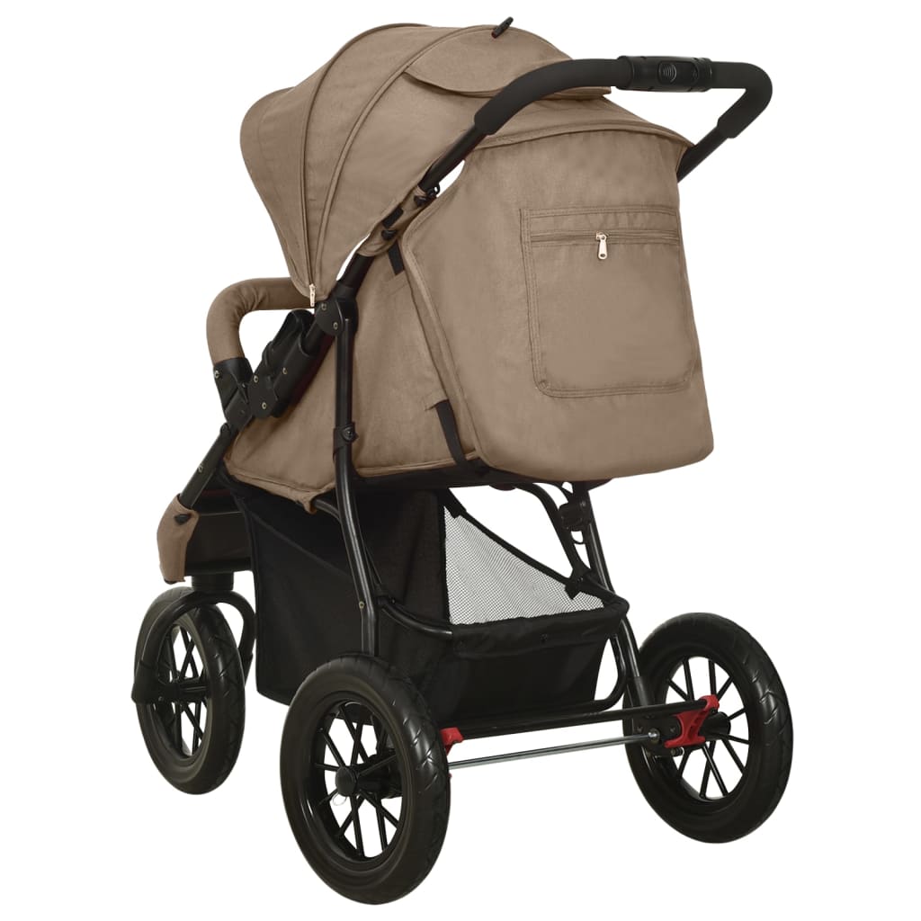 Poussette Taupe Acier