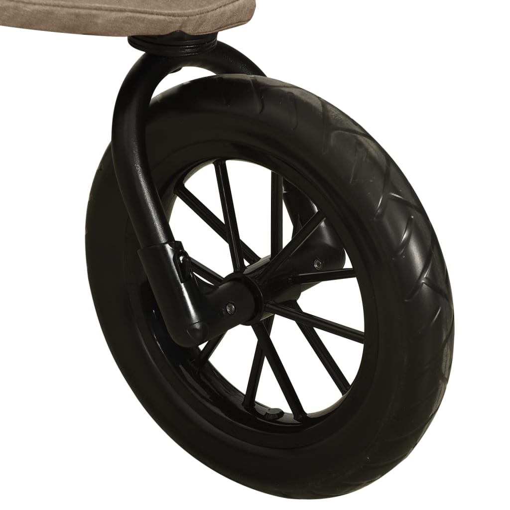 Poussette Taupe Acier