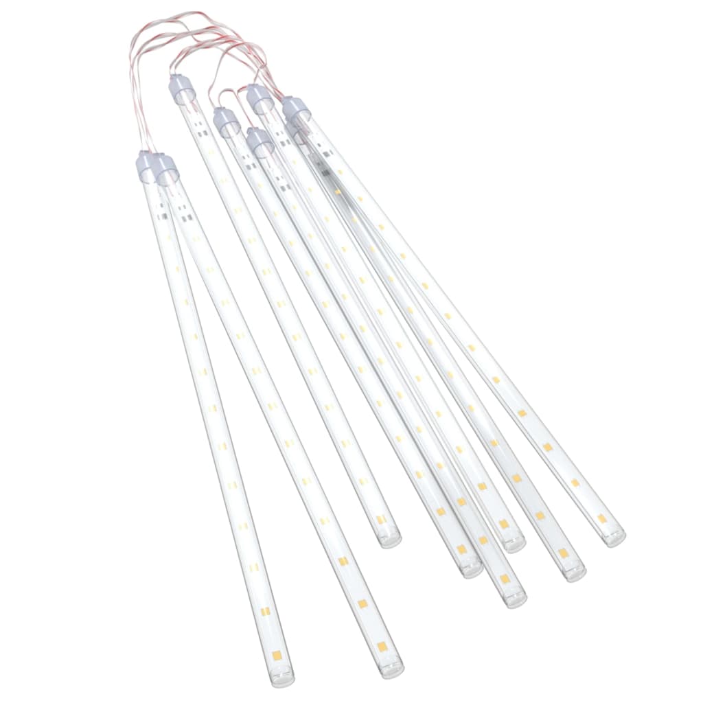 LED Meteor-Lichter 8 Stk. 30 cm Warmweiß 192 LEDs