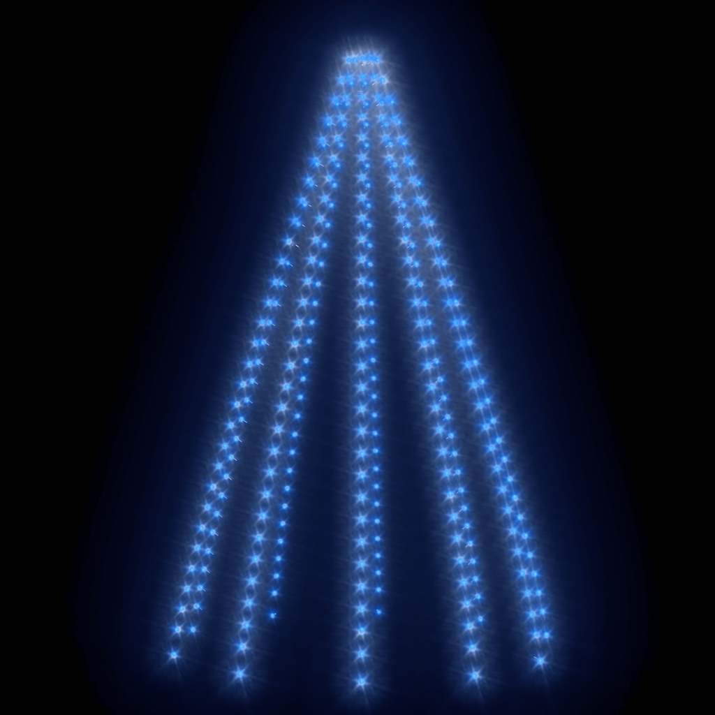 Guirlande lumineuse de Noël filet avec 300 LED bleues 300 cm