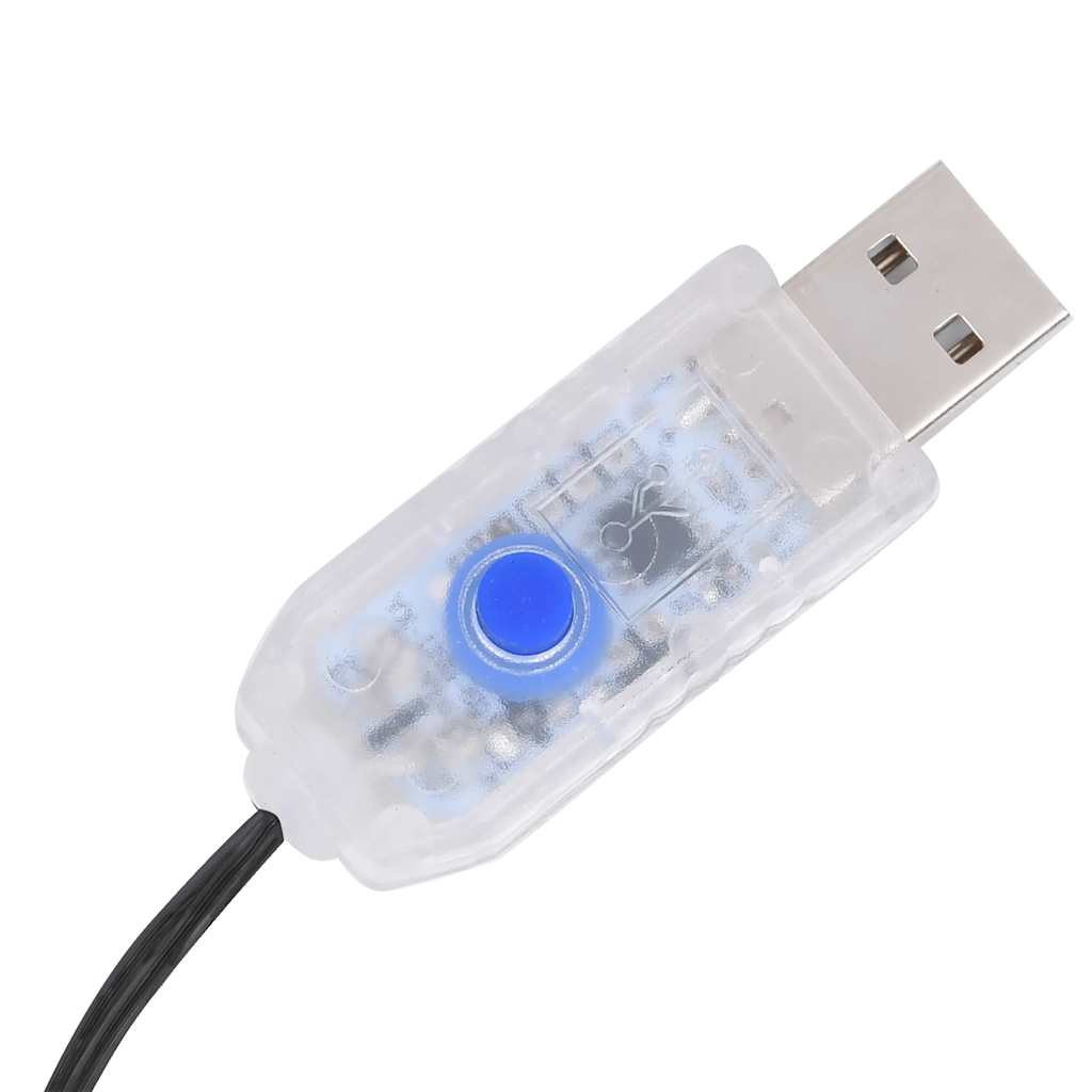 Guirlande lumineuse de Noël filet avec 300 LED bleues 300 cm
