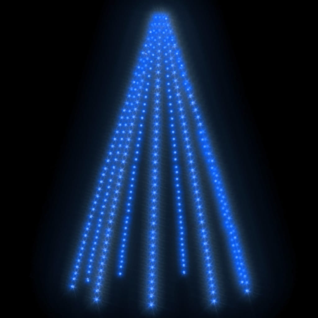 Weihnachtsbaum-Lichternetz mit 400 LEDs Blau 400 cm