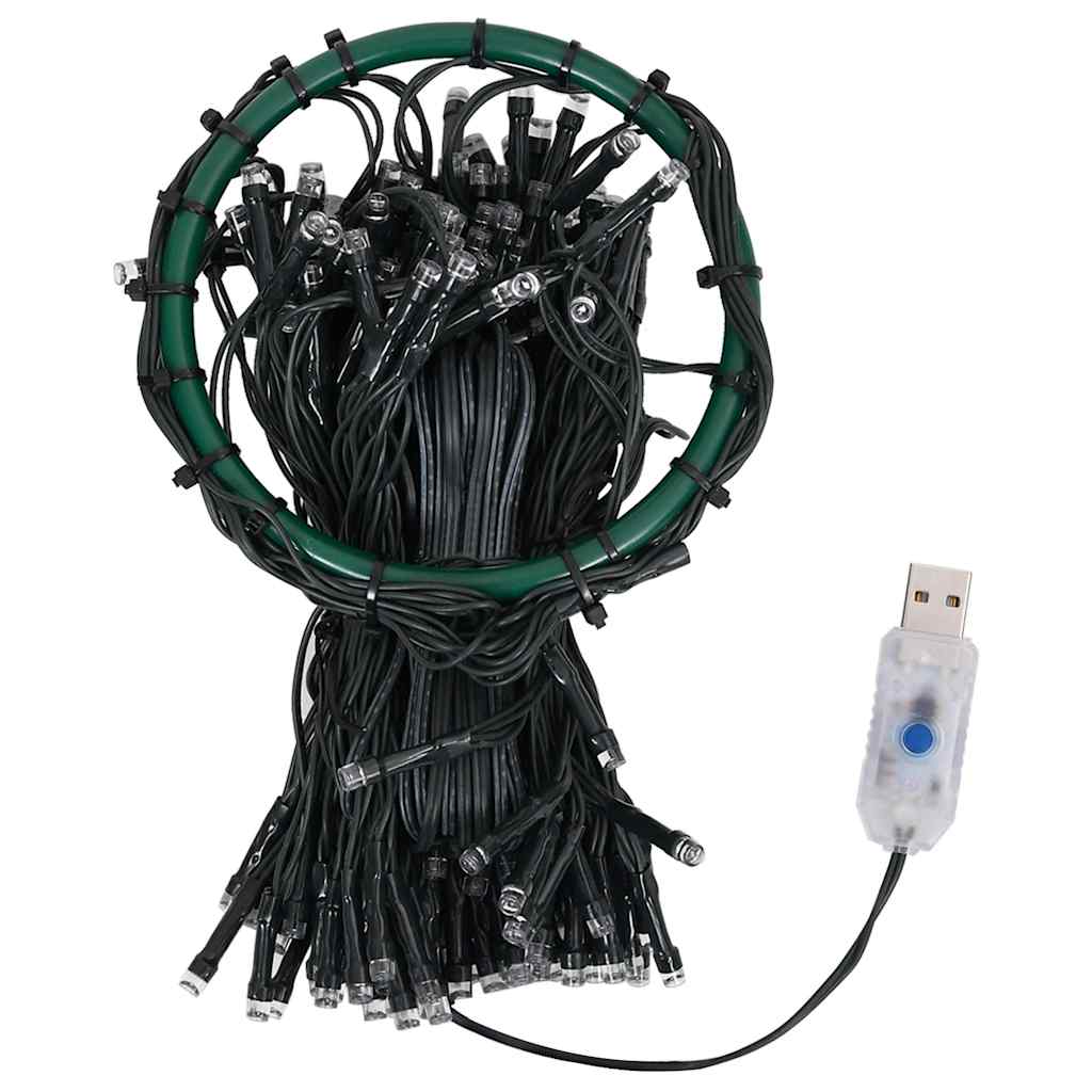 Guirlande de Noël 500 LED bleues 500 cm