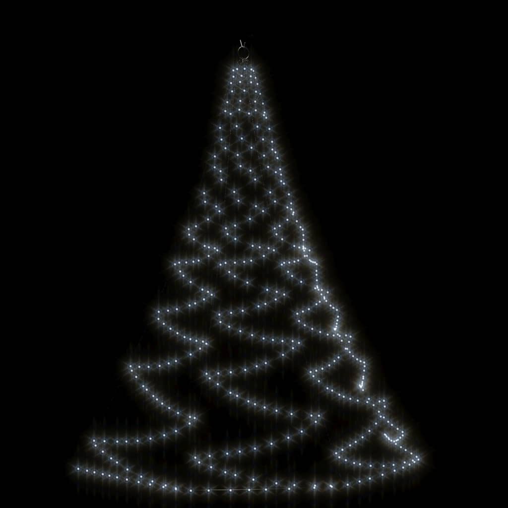 LED Wall Tree with Metal Hook 720 LEDs Cold White 5m Indoor Outdoor