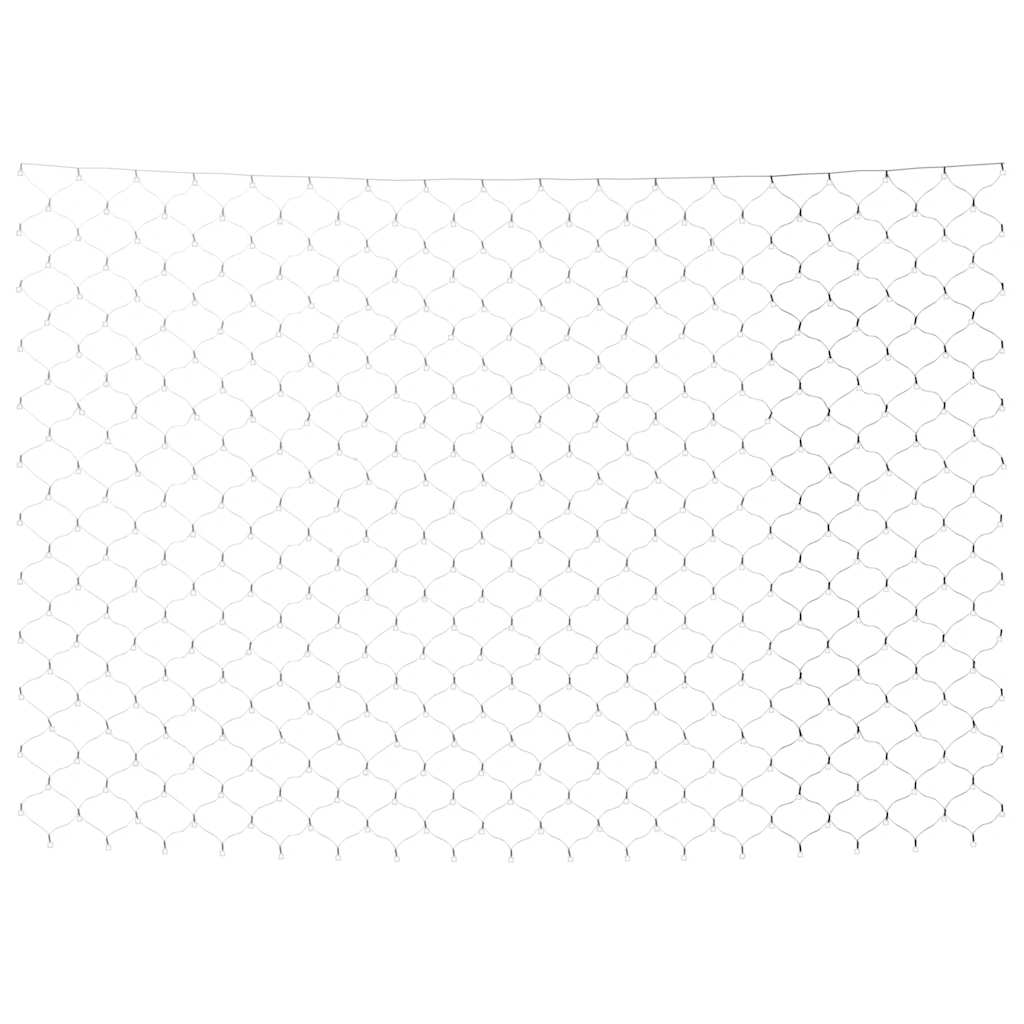 Guirlande lumineuse LED blanc froid 3x2 m 204 LED intérieur extérieur
