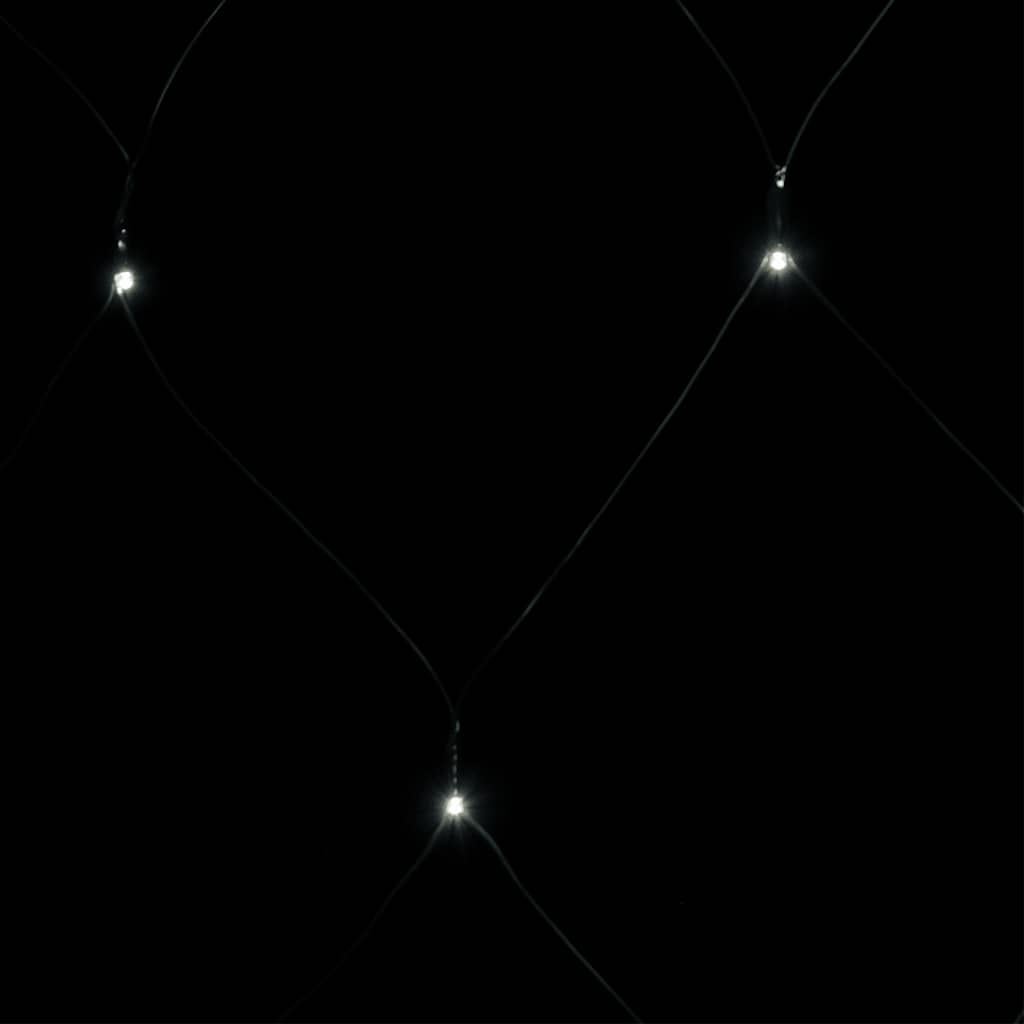 Guirlande lumineuse LED blanc froid 3x2 m 204 LED intérieur extérieur
