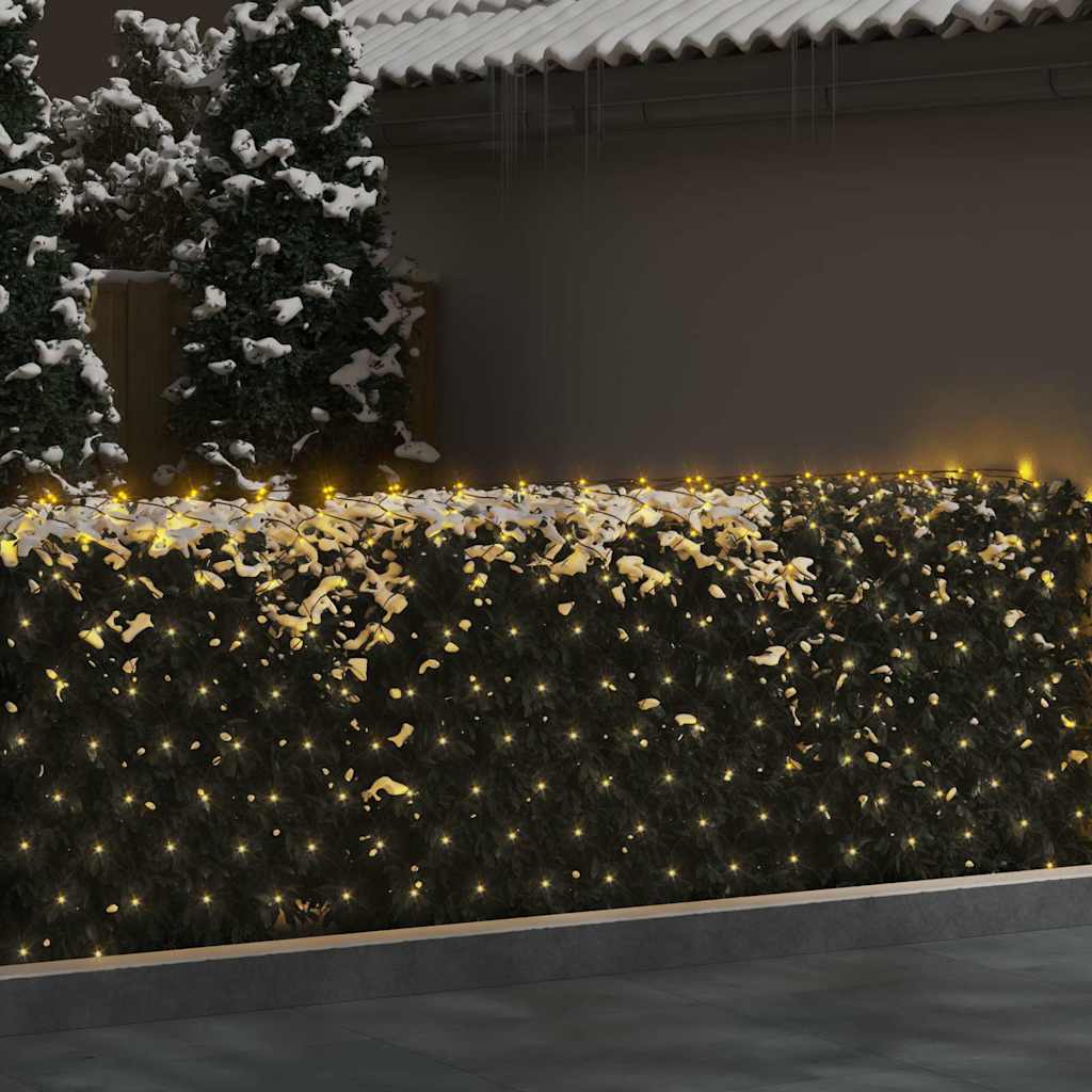 Guirlande lumineuse LED Blanc Chaud 3x3 m 306 LED Intérieur Extérieur