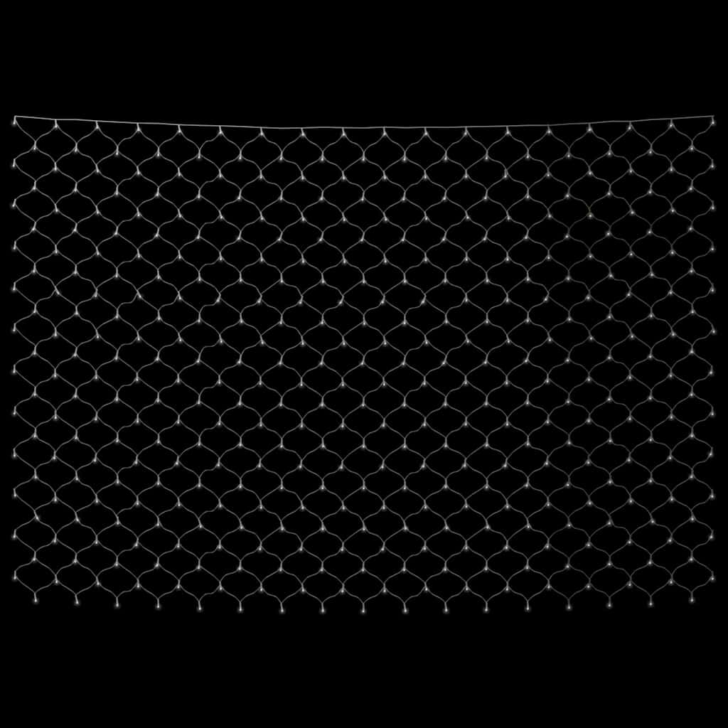 LED-Lichternetz Kaltweiß 3x3 m 306 LEDs Indoor Outdoor