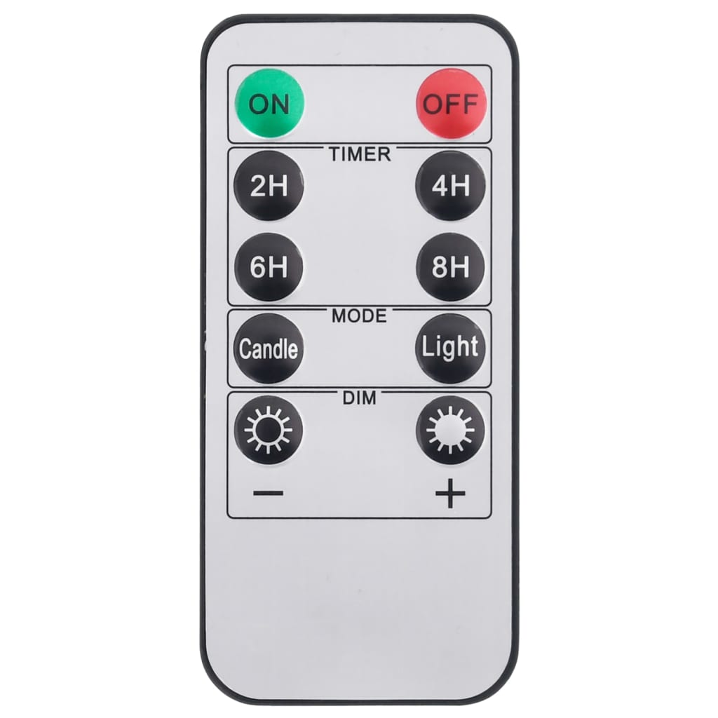 LED Candles 24 Pcs. with Remote Control Warm White